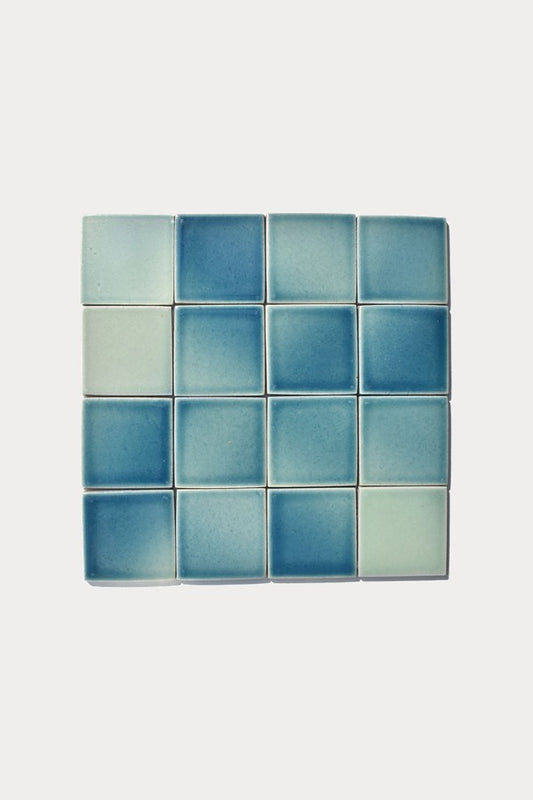 Ember AZURE Serenity tile layout on off-white background