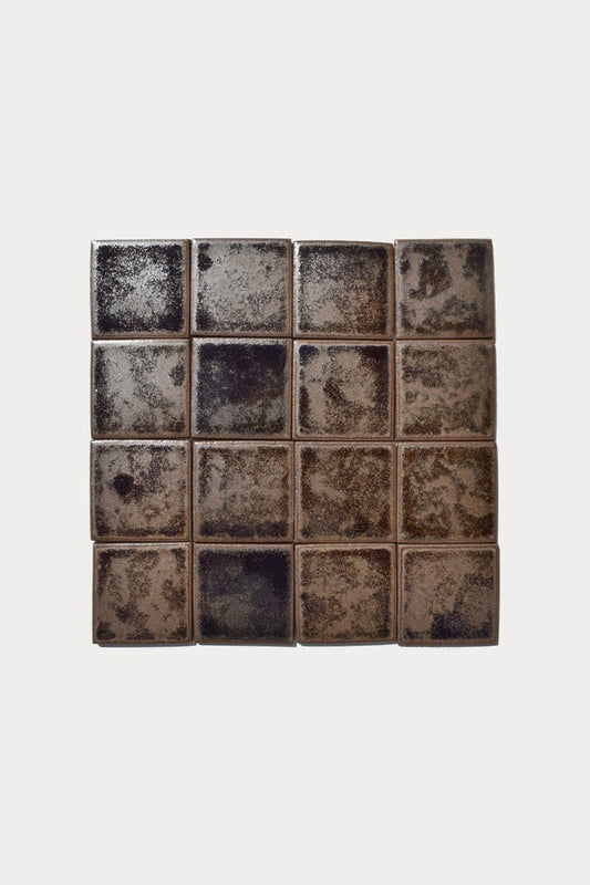 Ember BURNISH Piedras 88 tile layout on off-white background