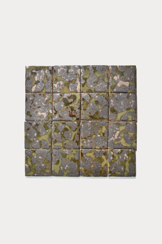 Ember FOREST Piedras 99 tile layout on off-white background