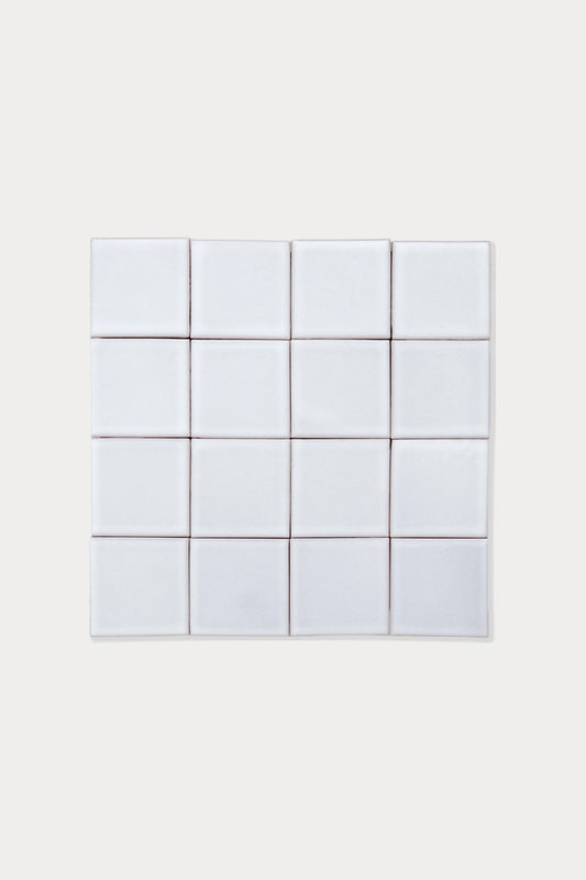 Summit ARCTIC Snow Matte tile layout on off-white background