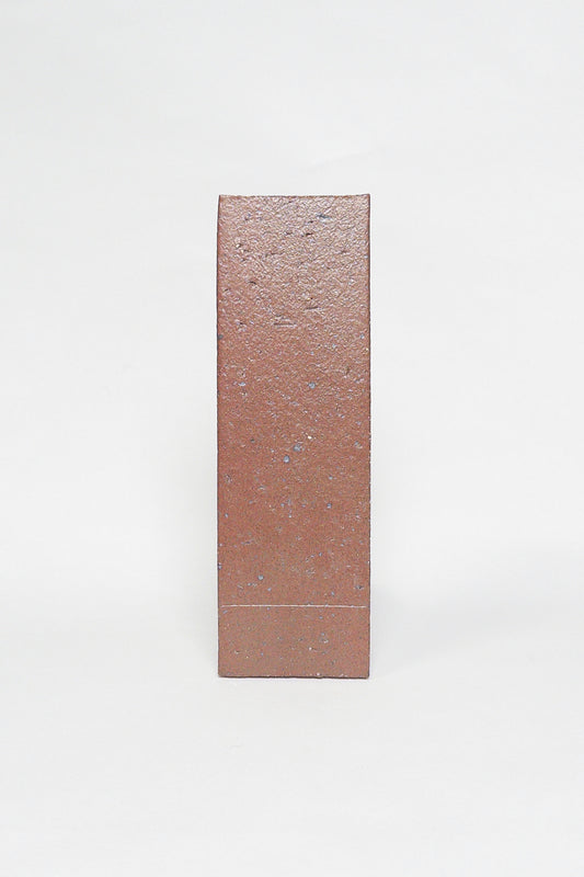 Artisan Fired Brick terracotta red thin brick tile with a matte glaze and textured surface