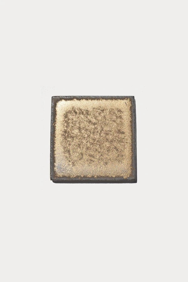 Ember BRONZE Crystal Gold tile sample on off-white background
