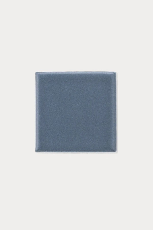 Summit BASIN Whale Grey Matte tile sample on off-white background