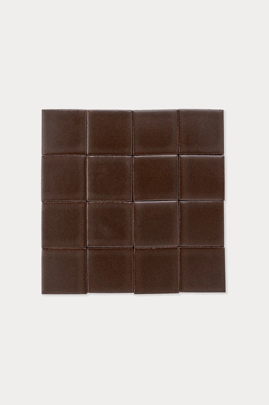 Summit MAMMOTH Maize Brown Matte tile layout on off-white background